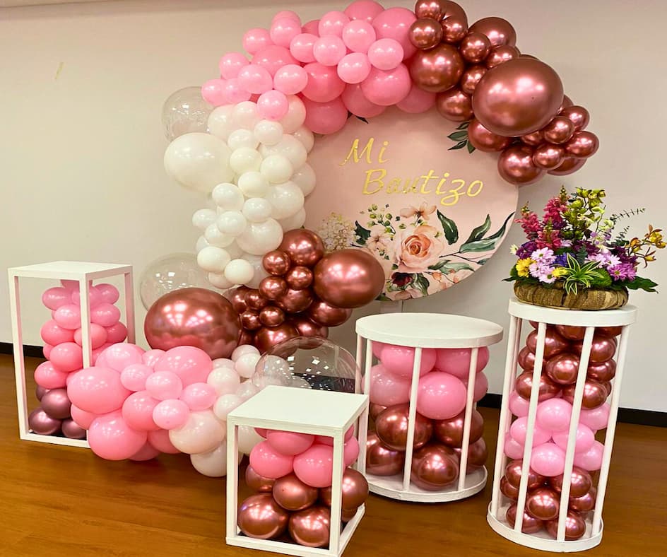 Decoracion de Fiestas con globos Club de Oficiales bogota
