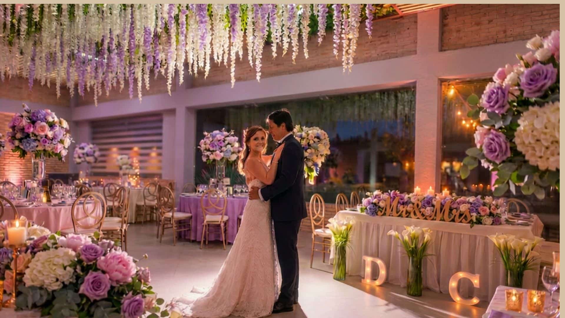 Decoración para bodas en una hacienda de Bogotá con montaje elegante, flores blancas y mobiliario de lujo.