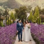 novios celebrando el dia de su boda en subachoque